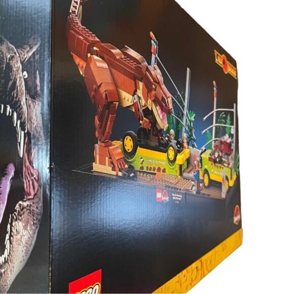 Lego Jurassic Park T Rex Breakout Dinosaur Scene 76956 New Sealed Gift - Picture 6 of 9